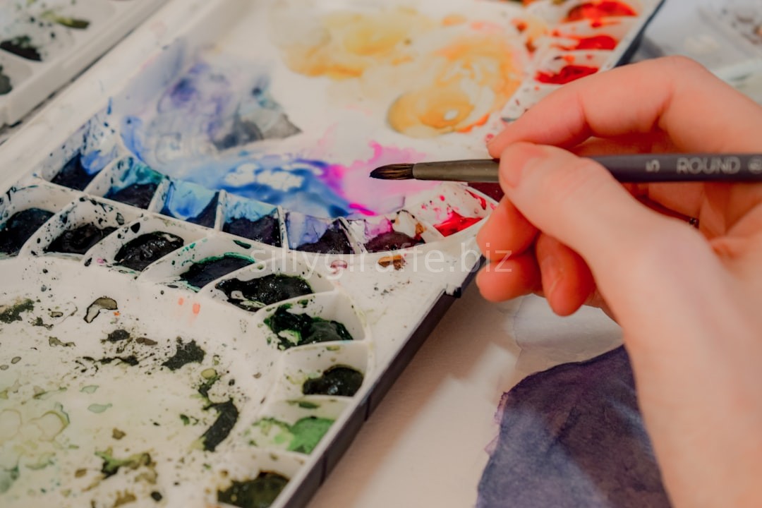 Glitter Art Workspace