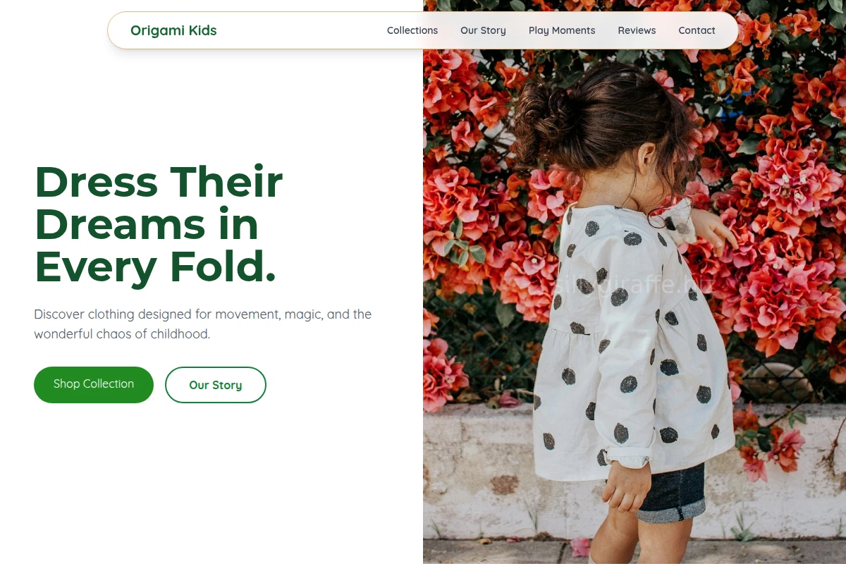Origami Kids Clothes