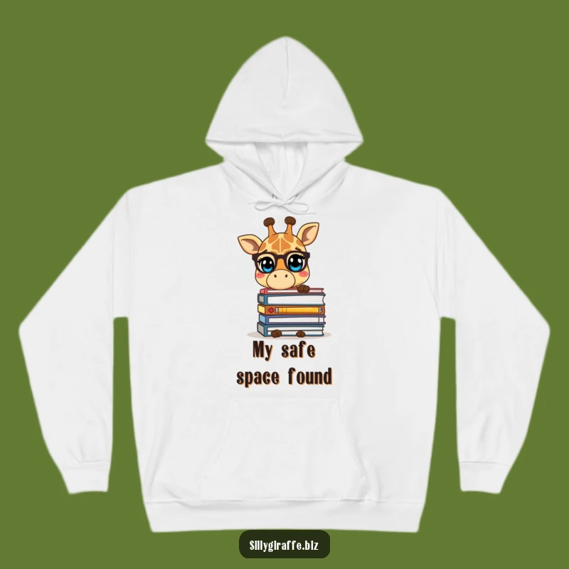 Funny Giraffe Files Hoodie - Cozy & Humorous Introvert Gift for Comfort